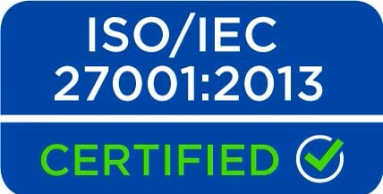 ISO/IEC 27001:2013 CERTIFIED